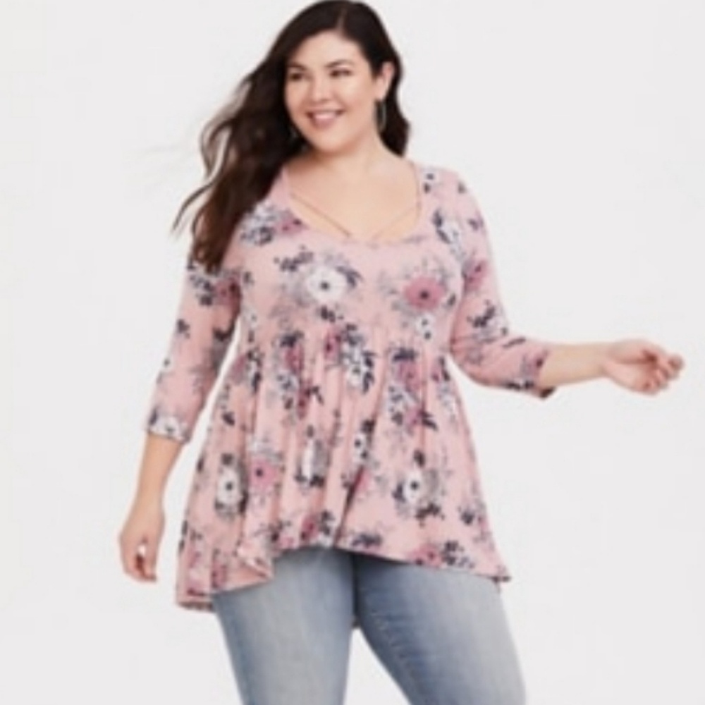 Torrid floral top size 2